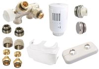 SOMATHERM FOR YOU 601521907 Aansluitset voor radiator 6 aansluitingen 1/2 (15x21) vloer of muur