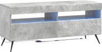 vidaXL LED tv-meubel Betongrijs Bewerkt hout