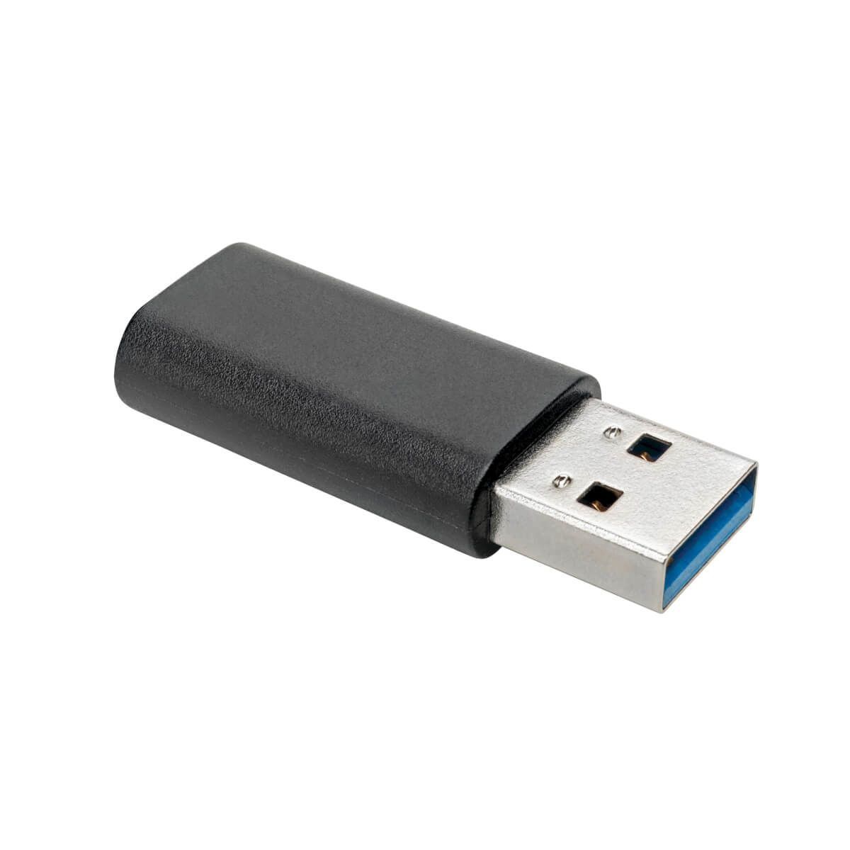 Tripp Lite U329-000 USB-A naar USB-C Adapter - Zwart