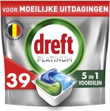 Dreft Vaatwastabletten Platinum All In One Original - 39 stuks