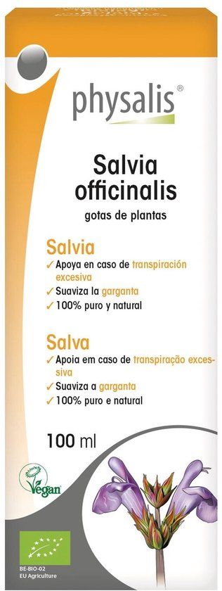 Physalis Salvia Officinal Druppels 100ML