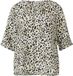 s.Oliver Blouse Dierenprint Crème 36
