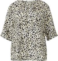 s.Oliver Blouse Dierenprint Crème 36