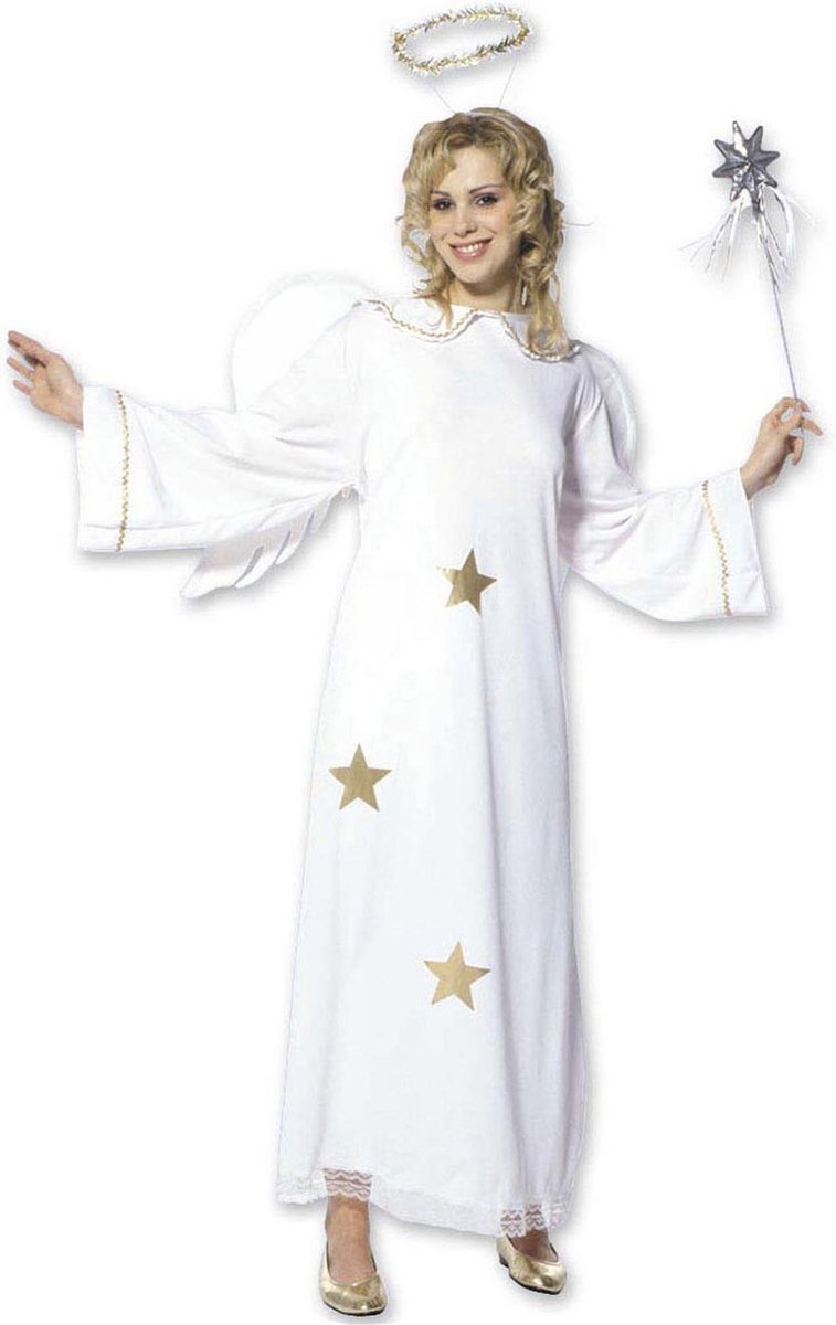 Widmann Dames Star Angel Kostuum Medium UK 10-12 voor Kerstmis Panto Nativity Fancy Dress