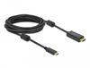 DeLOCK USB-C naar HDMI kabel 5m Zwart