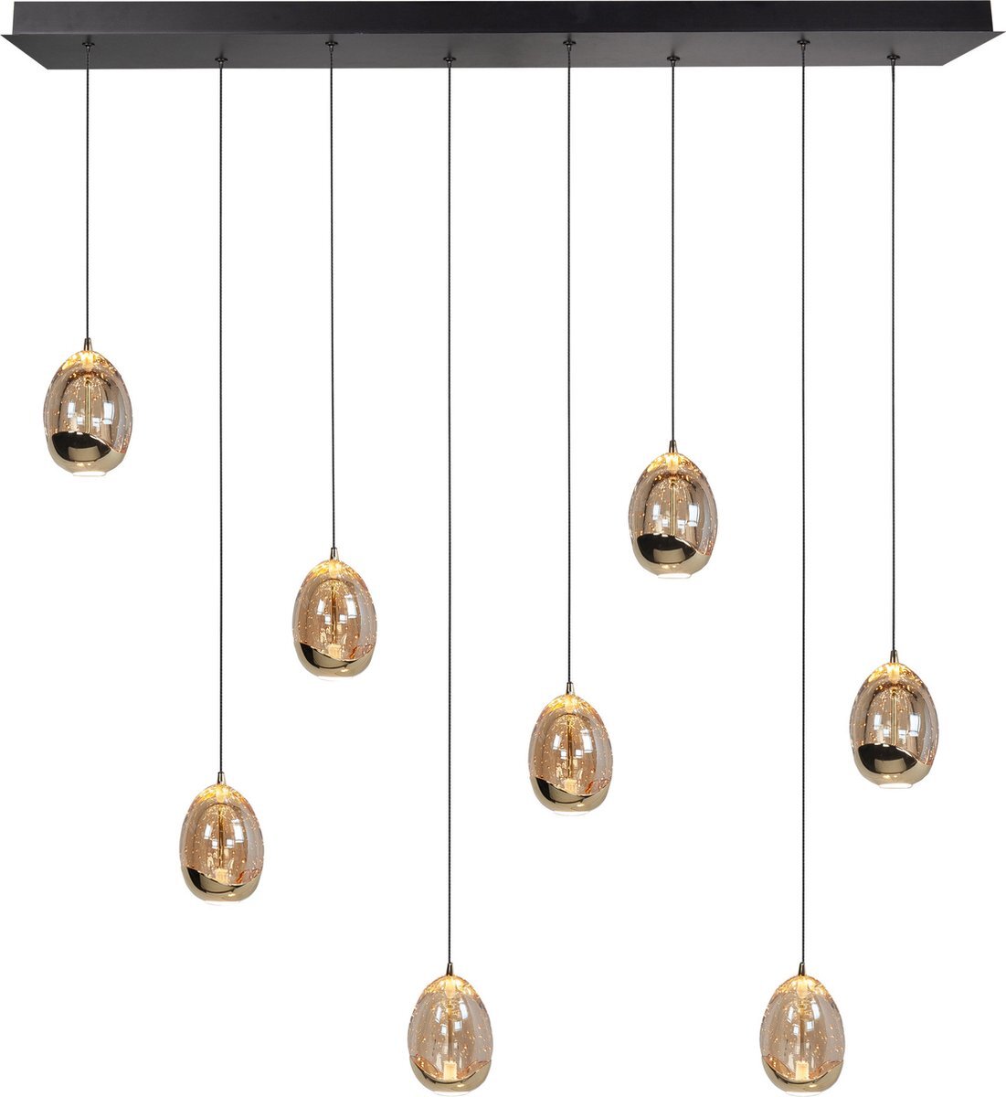 LT-Luce Hanglamp Golden Egg 8 Lichts Led