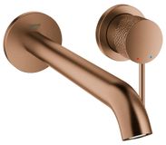GROHE Essence 2-gats wastafelmengkraan, wandmontage, 230 mm, warm sunset geborsteld