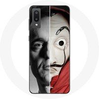Maniacase Etui voor Samsung Galaxy A02 La casa de papel Berlijn Split Masker