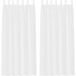 Rideau Voile Blanc 245 x 140 cm Polyester