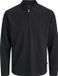 JACK&JONES JPRBLAETHAN LS ZIP POLO Polo Homme Noir L