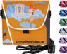 Prometheus Sacoche enfant avec bandoulière et bandes réfléchissantes | Modèle 11 | Orange