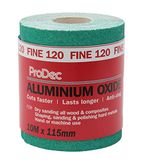 ProDec PAALX120 schuurpapier rol 10 m x 115 mm korrel 120 fijn aluminiumoxide