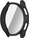 Merkloos / Sans marque Samsung Galaxy Watch 7 40MM Hoesje - Bumper Case met Tempered Glass - Zwart