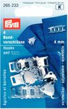 Prym Broek en Rokhaken Zilver Metaal 4 Stuks
