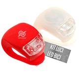 TEMPO DI SALDI Set met 2 ledlampen voor fiets, voor en achter