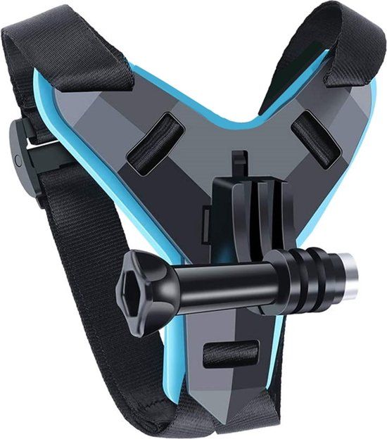 Bee's Helm Mount - Helmet Mount for GoPro and Action Cameras - Blue