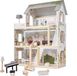 Maison de poupées XL en bois de luxe avec éclairage LED - Style bohème - 78 cm - Meubles inclus
