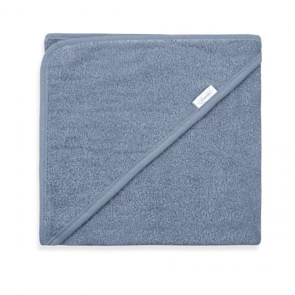 Funnies Badcape | Grey/blue | 100×100 cm | 100% Katoen | Badstof
