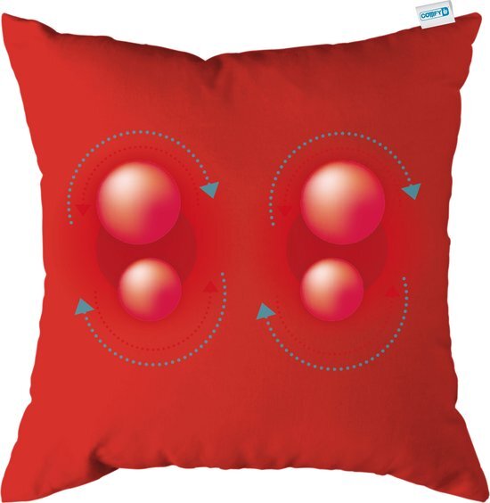 Comfy massagekussen Oplaadbaar rood