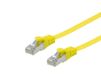 Equip 607666 netwerkkabel Geel 10 m Cat6a U/FTP (STP) Plat