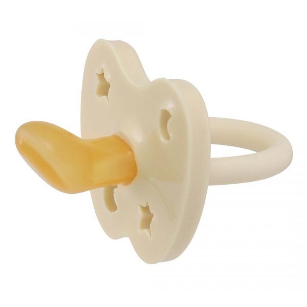 HEVEA 4104 Fopspeen Orthodontisch Rubber Wit 3-36 maanden
