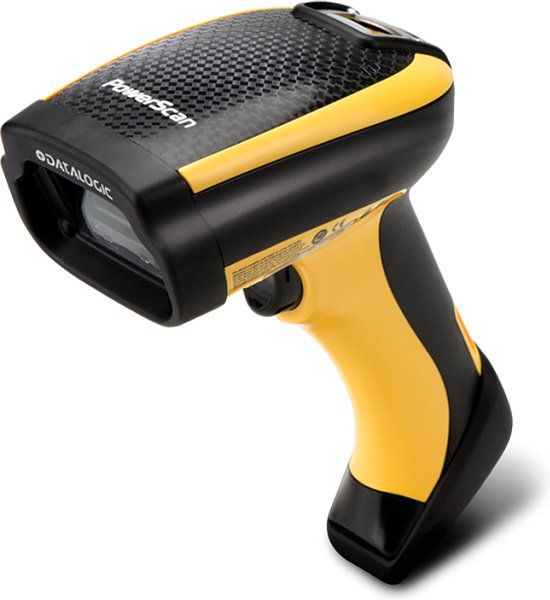 Datalogic PowerScan PM9100 - USB Kit - Barcode Scanner - Portable - Black/Yellow