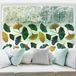 Ambiance Sticker Privacy raamfolie - Herfst ginkgo bladeren - Stickers voor ramen en douchedeuren - 40x100cm
