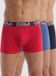DIM Set van 3 POWERFUL boxers voor mannen Rood/Blauw/Blauw Effen Katoen/Elastaan L