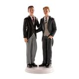 Dekora Bruidspaar figuur voor bruidstaart - Hars decoratie 20 cm