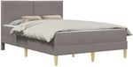 vidaXL Bedframe 140 x 200 cm Taupe