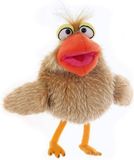 Living Puppets Petronella Piepspatz Handpop Geel 25 cm