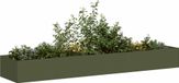 Maison Exclusive - Pot de fleurs, vert olive, 360x80x40 cm, acier