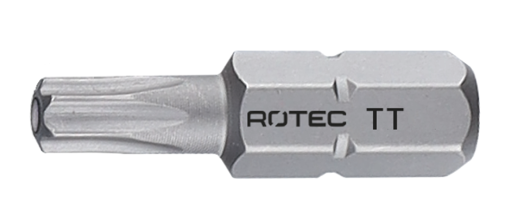 Rotec Schroefbit T-T 25 | L=25 | C6.3 | BASIC | 10 stuks - 806.7025