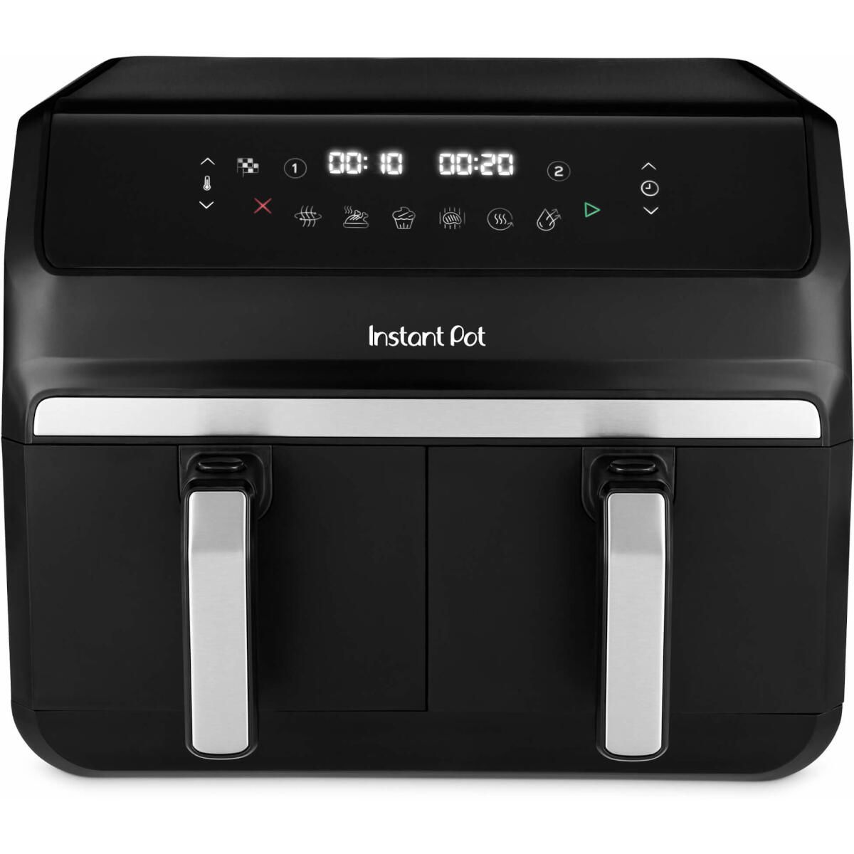Instant Pot Vortex Dual Drawer 8L Airfryer - Black - Double Basket - 8-in-1