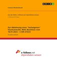 Zur BGH Zur Ablehnung eines "befangenen" Staatsanwalts. BGH, Beschluss vom 18.01.2024 - 5 StR 473/23