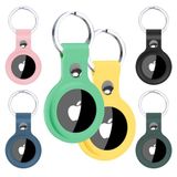 Alyvisun AirTag houder 6 stuks, Siliconen hoes voor AirTag-sleutelhanger voor sleutels, tassen, bagage, halsbanden voor