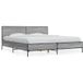 Sonoma Lit Double Lit Adulte Cadre De Lit Sans Matelas Sonoma Gris 200x200 cm