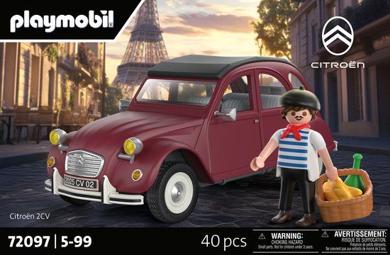 PLAYMOBIL Citroën 2CV Granaat Exclusivo, 72097