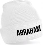 Bellatio Decorations Abraham muts - unisex - one size - Wit
