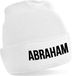 Bellatio Decorations Abraham muts - unisex - one size - Wit