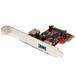 StarTech.com 2-poorts USB 3.0 SuperSpeed PCI Express interfacekaart met UASP-ondersteuning - PCIe USB 3 kaart 1 intern / 1 extern