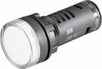 Barthelme 58602415 LED-signaallamp Wit 24 V/DC, 24 V/AC