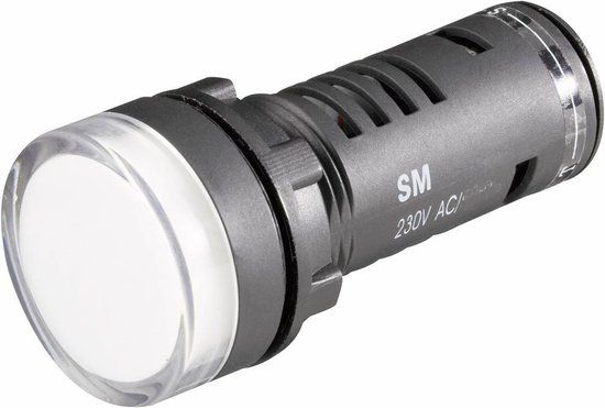 Barthelme 58602415 LED-signaallamp Wit 24 V/DC, 24 V/AC