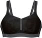Anita - Performance Sport bh zonder beugel - Zwart/antraciet - 80D