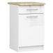 AKORD Furniture Factory KS0POLIBIABIAPOLS5005 Armoire - Blanc, 1 porte, 2 étagères, 1 tiroir