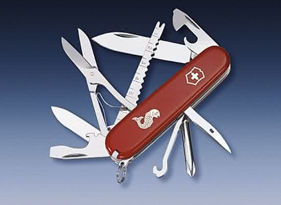 Victorinox Zakmes swissarmy fisherman rood 17 functies Prijs per stuk