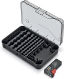 Kistenberg Batterijdoos - Batterijhouder voor batterijen met batterijtester