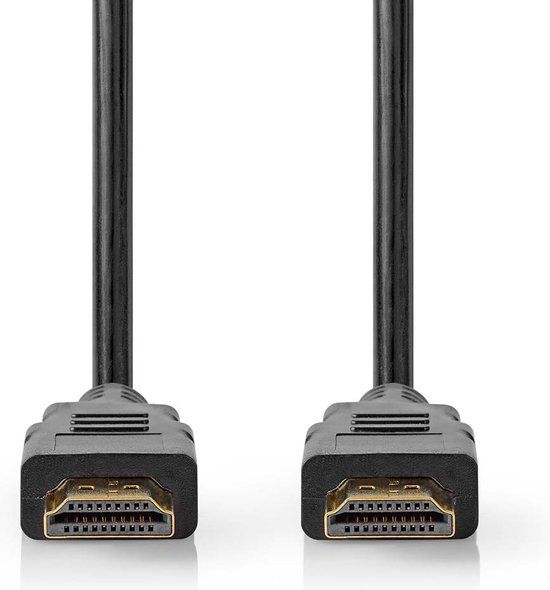 Nedis Ultra High Speed HDMI-Kabel - HDMI Male - HDMI Male - 8K@60Hz - 48 Gbps - 1 m - Zwart