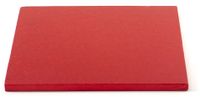 Decora 0931855 Taartstandaard Rood Vierkant 350 mm