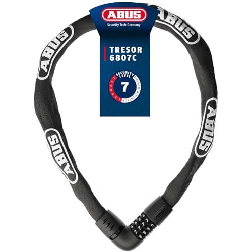 ABUS Kettingslot Tresor 6807C, lengte 110 cm, zwart